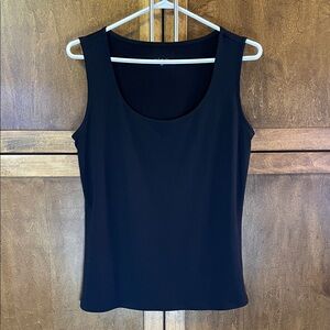 Cleo Elegant Black Tank Top
